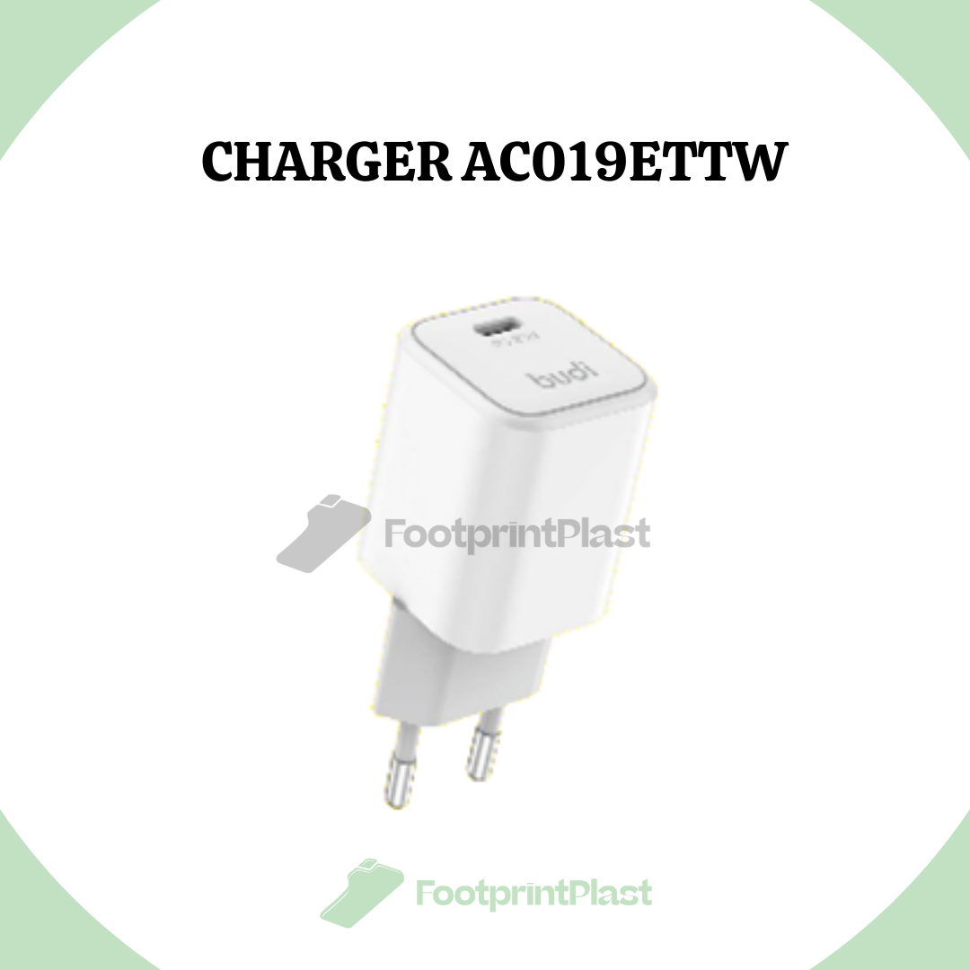 Budi Wall Charger AC019ETTW 65 Watt (Type C)