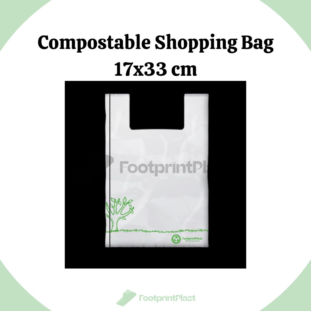 Huawei Compostable Shopping Bag 17x33 cm (100 pcs/pack)