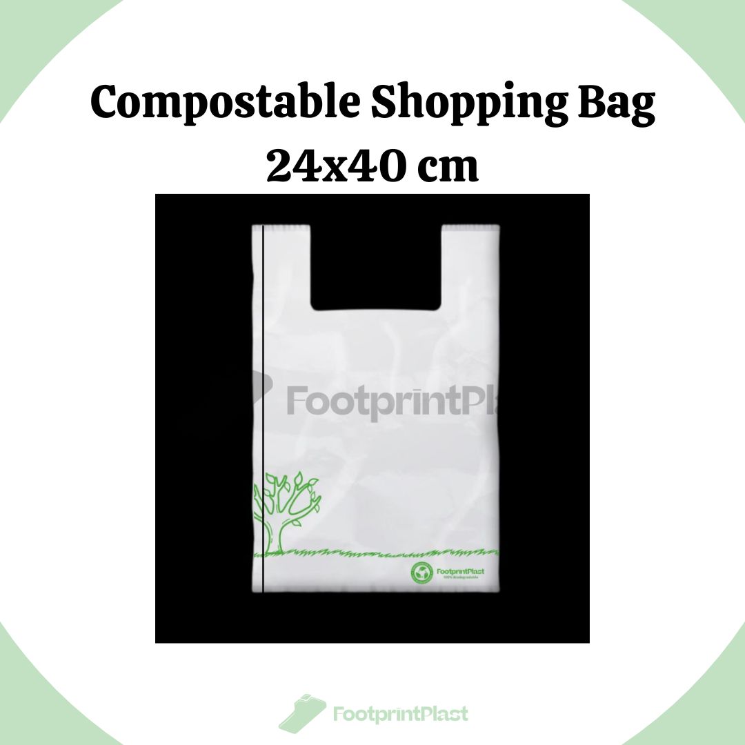 Huawei Compostable Shopping Bag 24x40 cm (100 pcs/pack)
