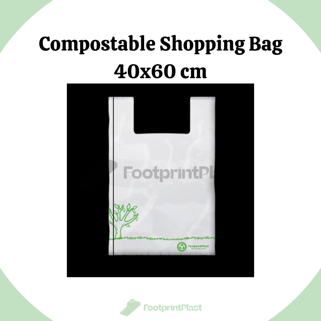 Huawei Compostable Shopping Bag 40x60 cm (100 pcs/pack)