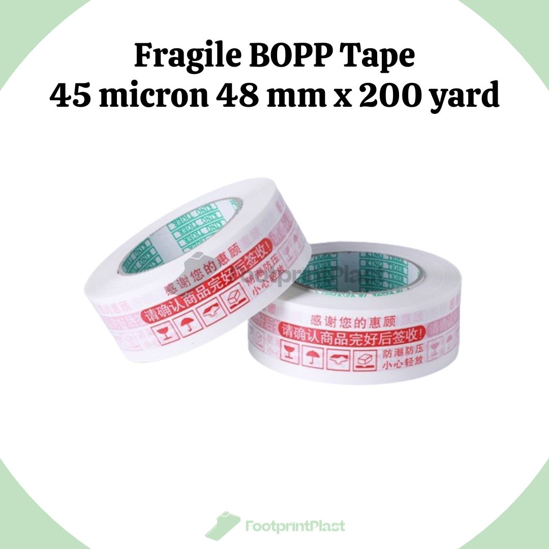 Glory Fragile BOPP Tape 45 micron 48 mm x 200 yard